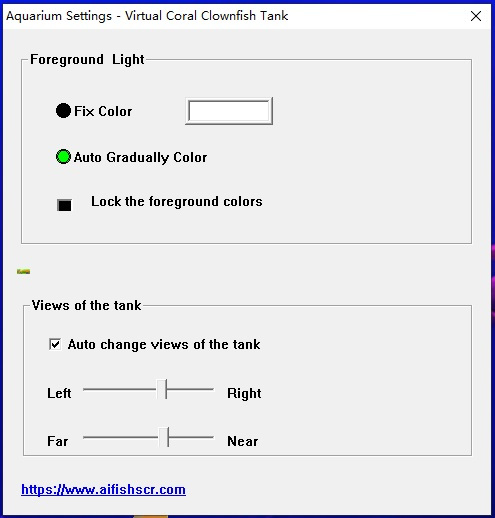Digital Betta Fish Aquarium Settings