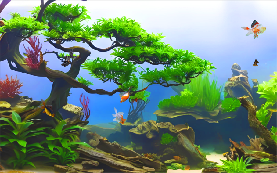 Digital Goldfish Screensaver